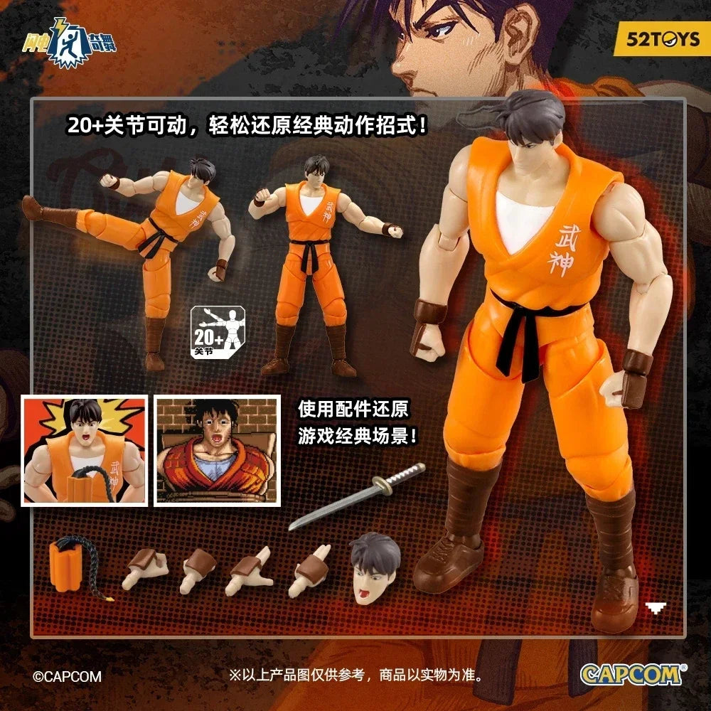 52TOYS Action Figure CAPCOM Final Fight 1PCS Collectible Desktop Decoration Creative Gift for Birthday 3.75inch/10cm