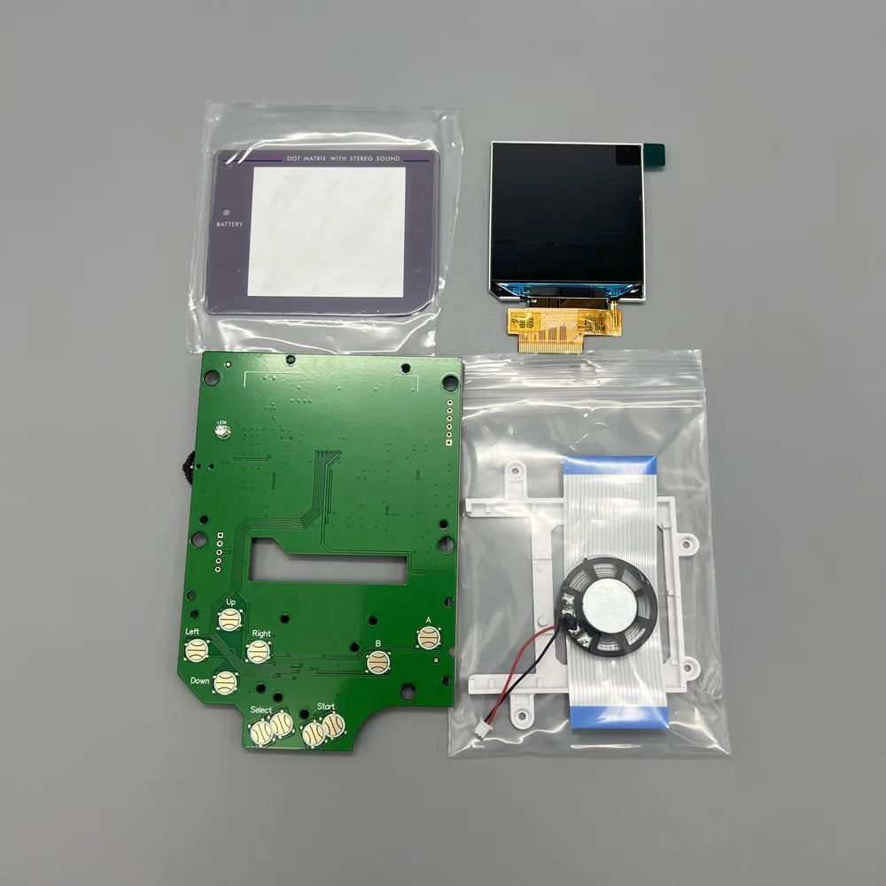 2.45-inch original size high brightness LCD screen and shell for Gameboy GB DMG LCD.Simple installation.No need to cut the shell