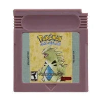 GBC Game Cartridge Pokemon Series 16 Bit Video Game Console Red Blue DX Prism Creepy Black Cock Pink Picross