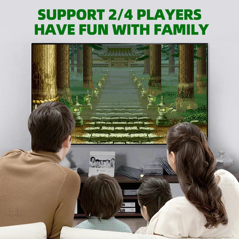 M15 Video Game Console 4K Game Stick Built-in 41000 Retro Games For PS1 NES Mame SNES SEGA Everdrive 15+Emulator Save/Search/Add