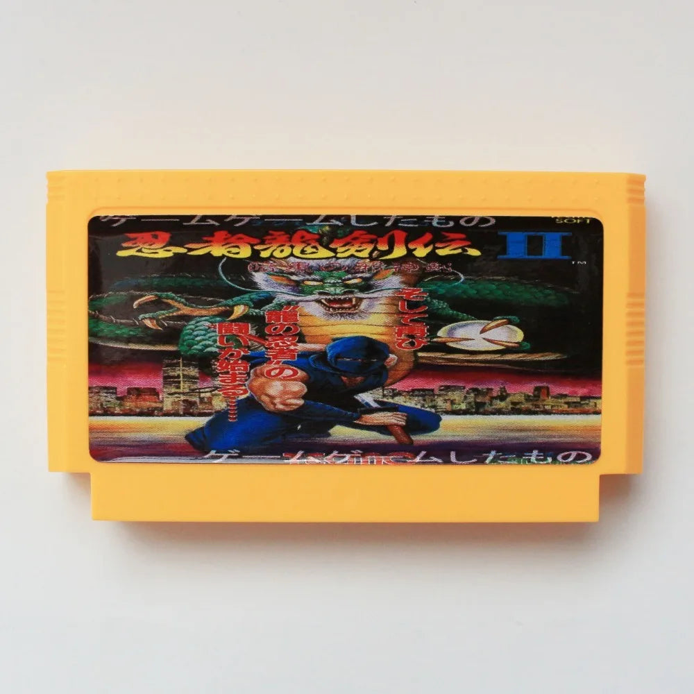 Ninja Gaiden 2 60 Pin Game Card For 8 Bit Subor Game Player