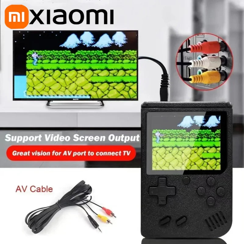 Xiaomi Portable Retro Mini Game Console 8-Bit Handheld Game Player Built-in 500 Games AV Out Game Console Valentine's Day Gift