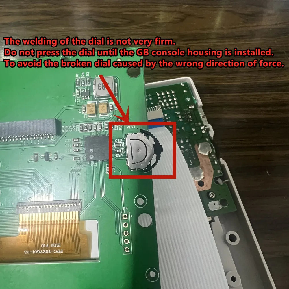 2.45-inch original size high brightness LCD screen and shell for Gameboy GB DMG LCD.Simple installation.No need to cut the shell