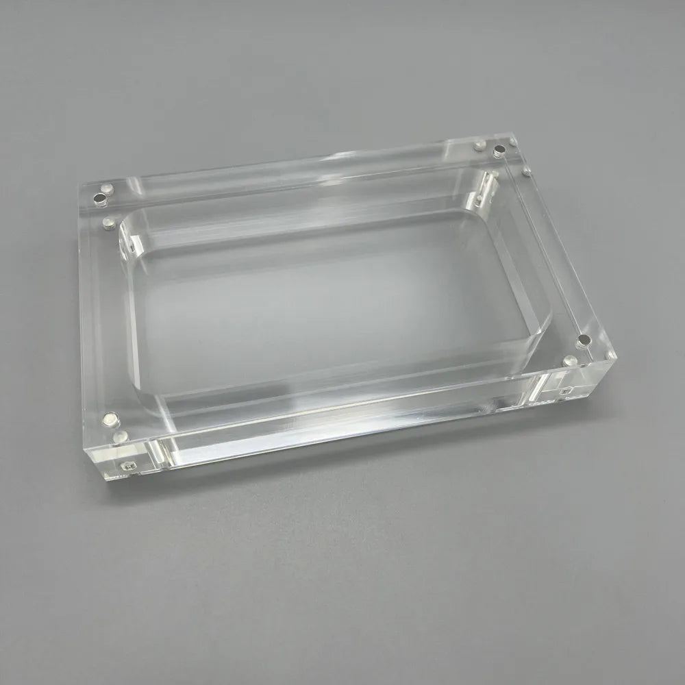 High transparency acrylic magnetic cover console storage box for Nintendo NEW 2DSXL 2DSLL