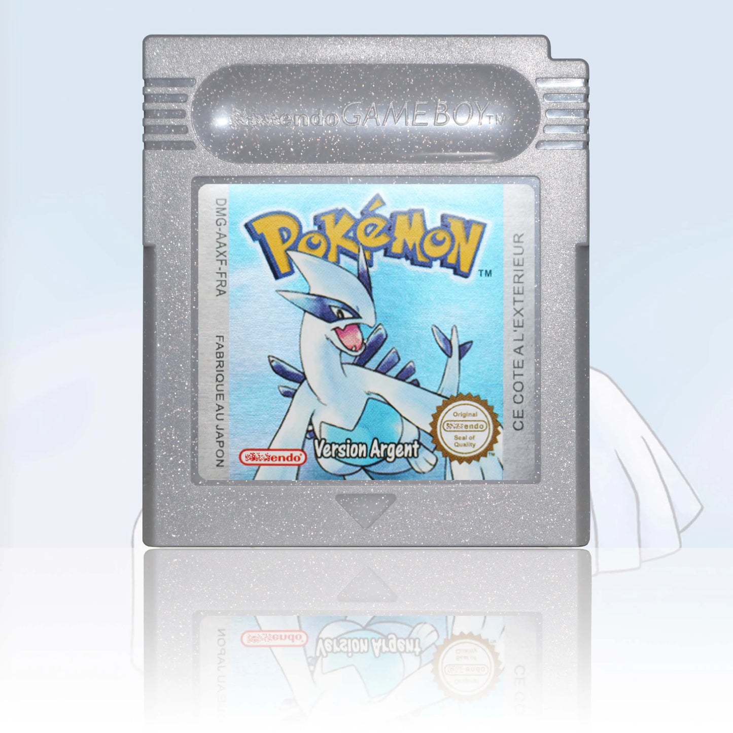 FRA Version Pokemon Rouge/Bleu/Jaune/Or/Argent/Cristal/Vert Game Cartridge GBC Video Game Console Card High Quality with Battery