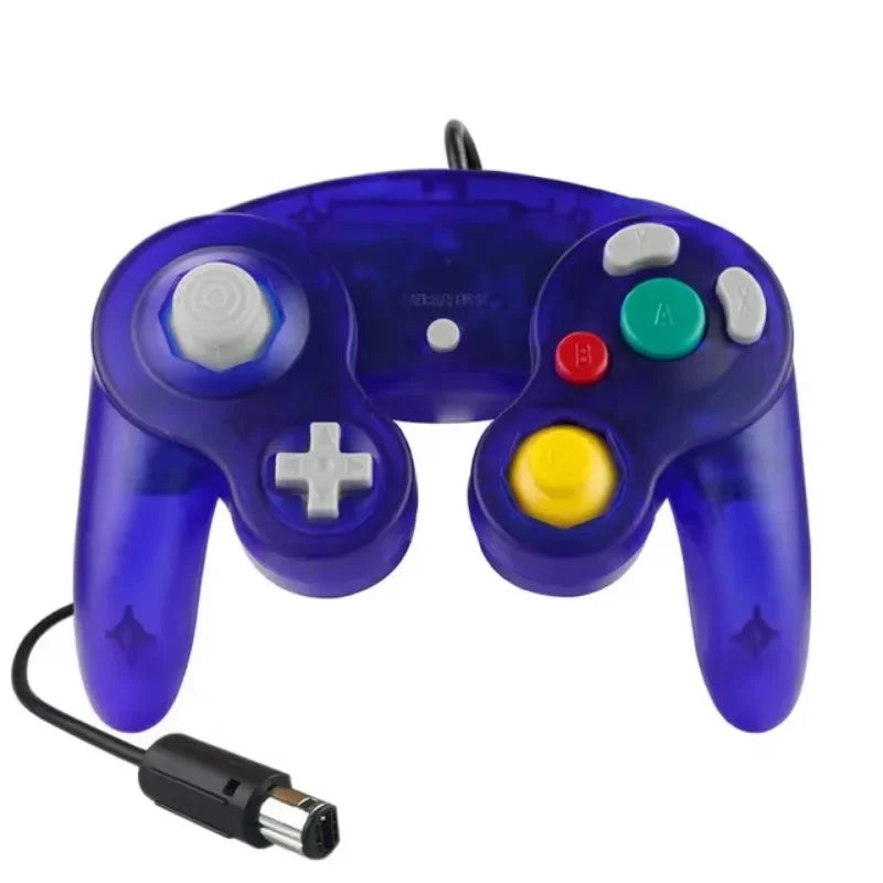 Wired Game Controller for GameCube NGC Single Button Wired Gamepad Joystick for NGC Game Console