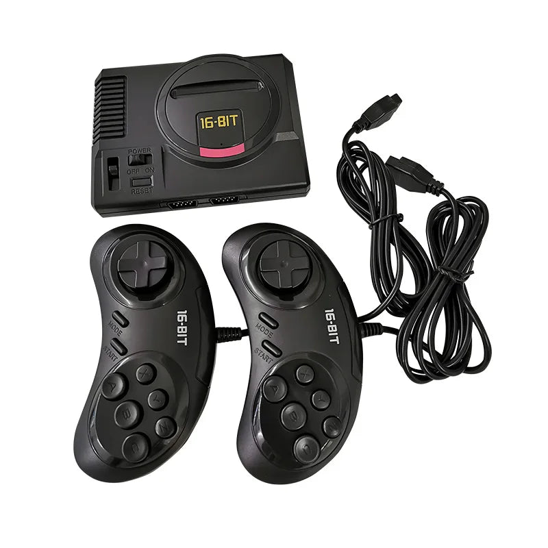 216 In 1 Hack 16 Bit Mega Drive Game Console Many Game Battery Save