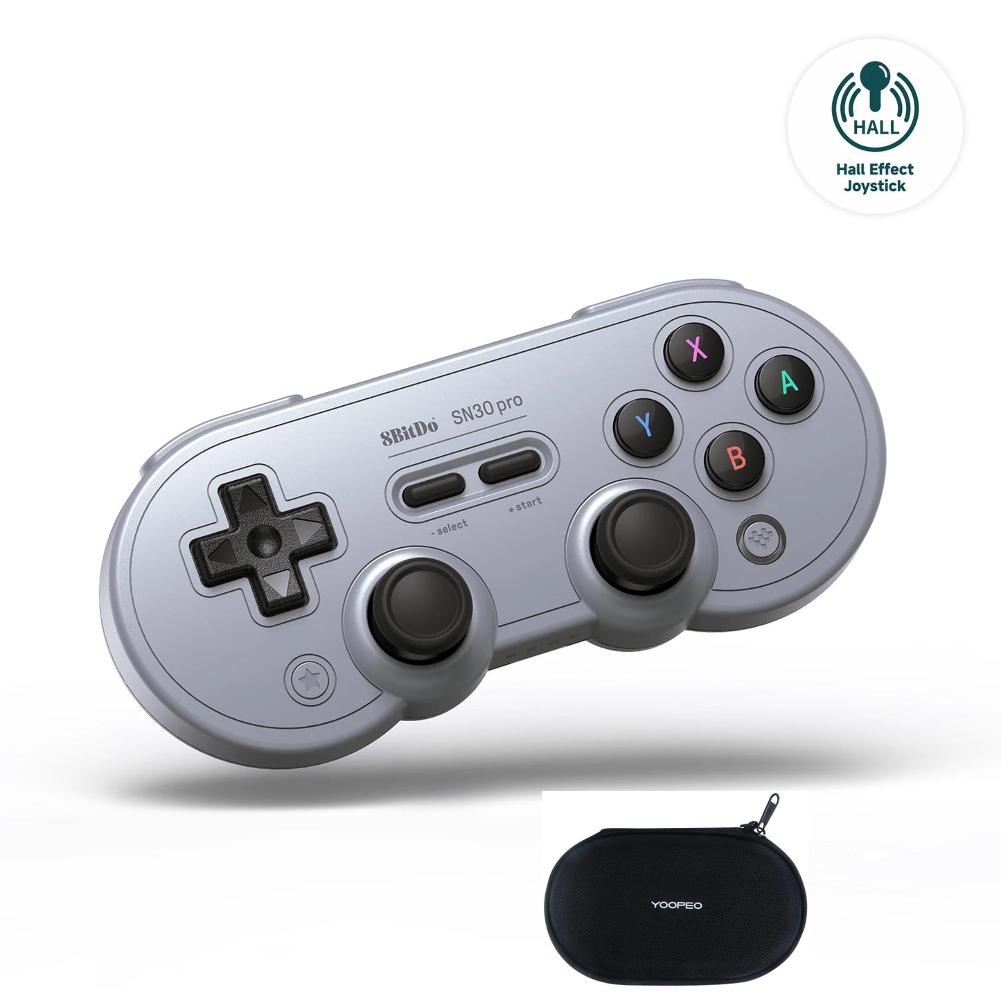 8Bitdo SN30 Pro Bluetooth Wireless Gaming Controller with Hall Effect for Switch 2 MacOS Android Raspberry Pi Windows Steam Deck