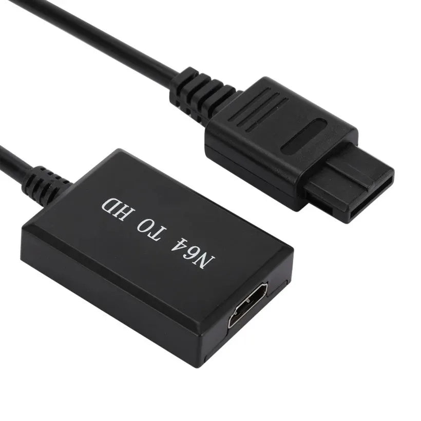 For N64 To HDMI-compatible Converter HD Link Cable for N64/GameCube/SNES Plug and Play 1080P for Nintendo 64 To HD Converter