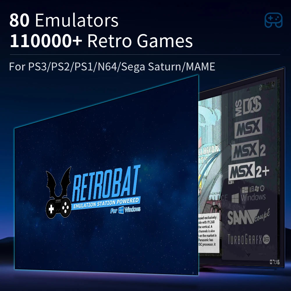 Games Download Resource with 110000+ Retro Games Retrobat System For PS1/PS2/PS3/PSP/DC/Wii/N64 Support Windows /Mac OS/Linux