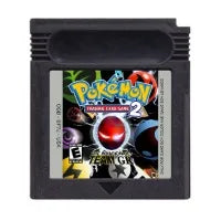 GBC Game Cartridge Pokemon Series 16 Bit Video Game Console Red Blue DX Prism Creepy Black Cock Pink Picross
