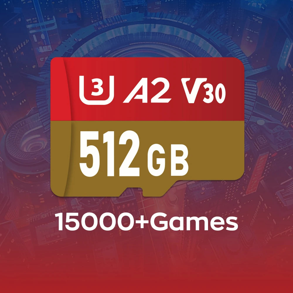 Batocera TF/Game Card for Steam Deck/Windows/MAC/Handheld Game Console for PS3/PS2/SS/PS1/PSP/DC/MAME 30+Emulators&15000+Games