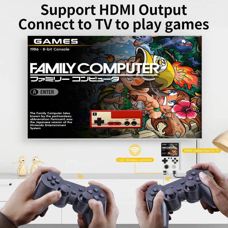 GB350 Retro Design 3.5 Inches IPS Screen Supports HDMI + Emergency Charging Play Thousands of Games , Multiple Emulators