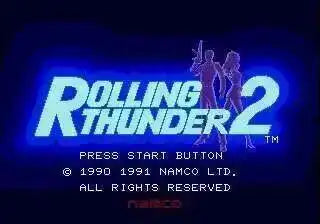 Rolling Thunder 2 16bit MD Game Card For 16 Bit Sega MegaDrive Genesis Consoles