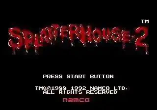 Splatterhouse 2 16bit MD Game Card For 16 Bit Sega MegaDrive Genesis Consoles