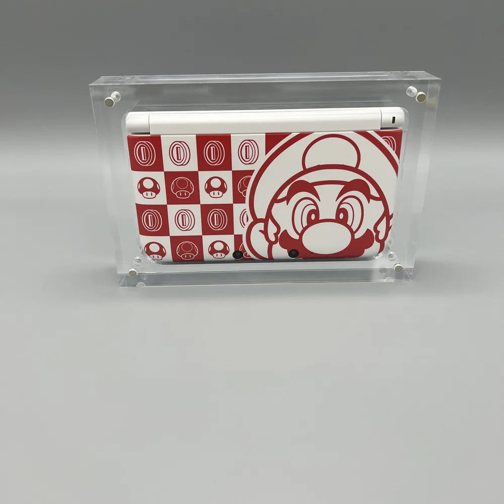 High transparency acrylic magnetic cover console storage box for Nintendo old 3DSXL 3DSLL