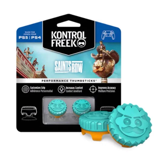KontrolFreek FPS Freek Galaxy for PS4 High-Rise Analog Stick PS5 Controller | Performance Thumbsticks Game Joystick Silicone Cap