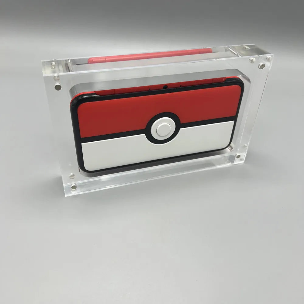High transparency acrylic magnetic cover console storage box for Nintendo NEW 2DSXL 2DSLL