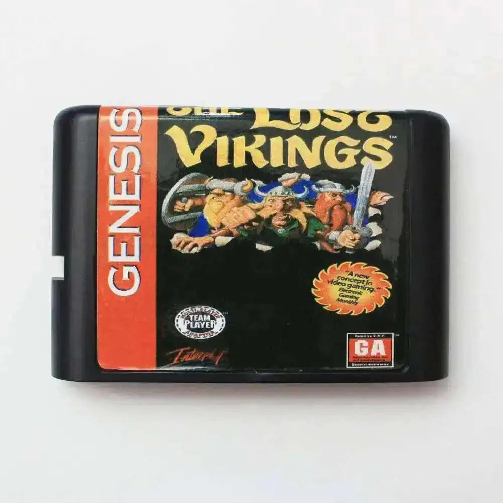 The Lost Vikings 16 Bit MD Game Card For Sega Mega Drive For Genesis