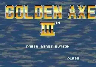 Golden Axe 3 16bit MD Game Card For 16 Bit Sega MegaDrive Genesis Consoles