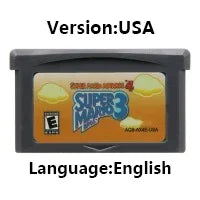 GBA 32 Bit Video Game Cartridge Console Card mMario dDonkey Kong wWario Series Golf Tennis Party for GBA