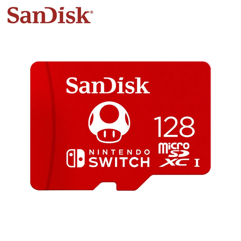 SanDisk Micro sd memory card 64GB microSDXC For Nintendo Switch game Storage128GB 256GB Up to100Mb/s 512GB Switch Memory Card