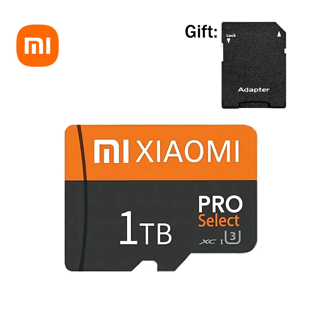 Xiaomi High Speed SD Memory Card 1TB 2TB Games Card Micro TF Card 128GB 256GB 512GB SD Card For Mijia Camera Surveillance Device