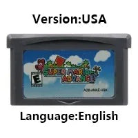 GBA 32 Bit Video Game Cartridge Console Card mMario dDonkey Kong wWario Series Golf Tennis Party for GBA