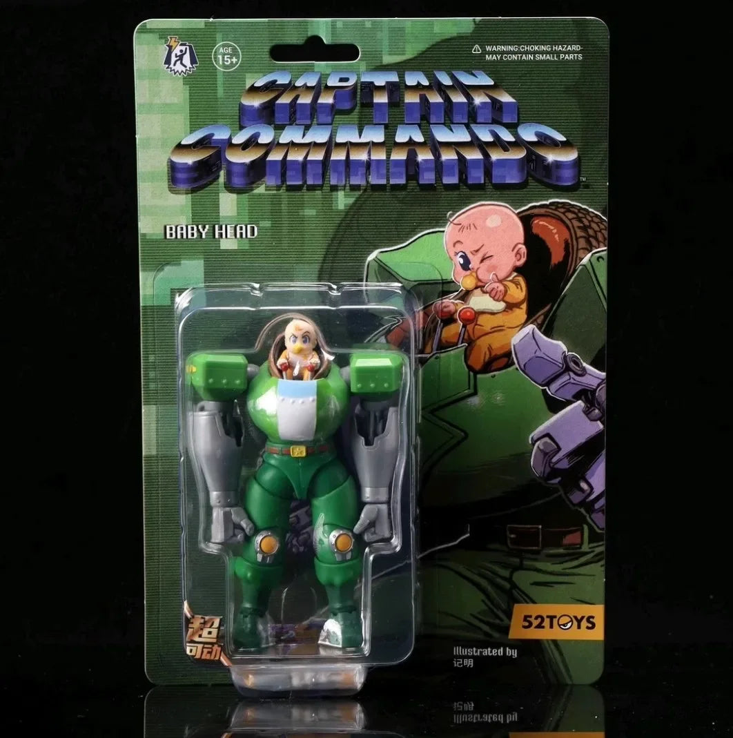 52TOYS Action Figure CAPCOM Final Fight 1PCS Collectible Desktop Decoration Creative Gift for Birthday 3.75inch/10cm