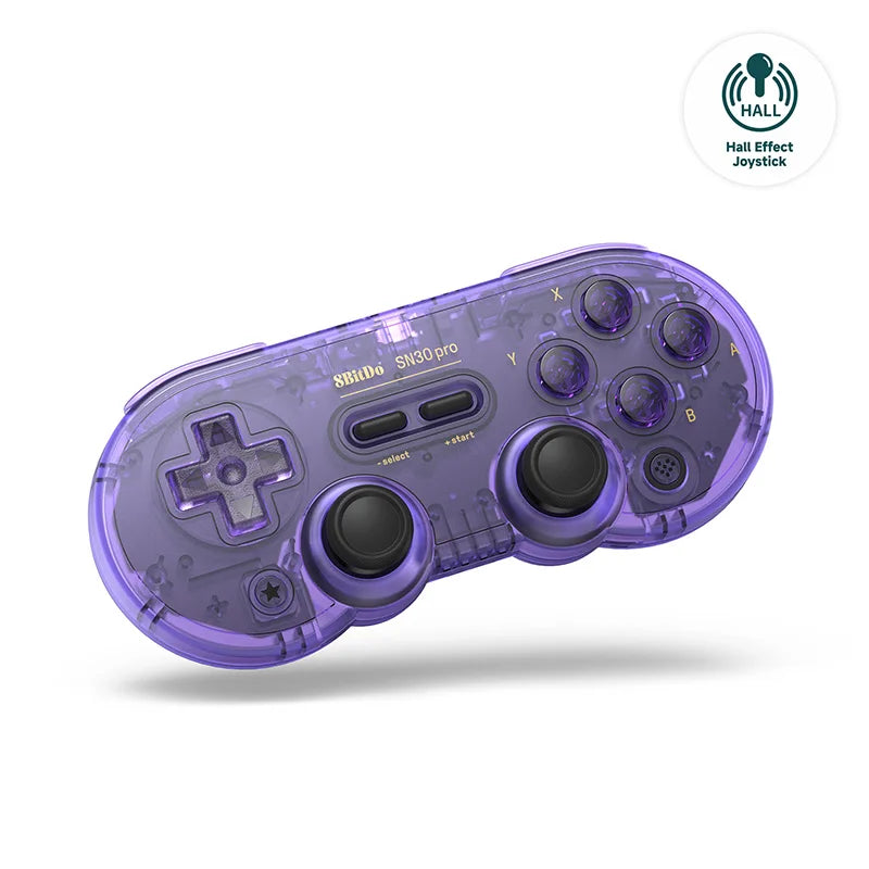 8Bitdo SN30 Pro Bluetooth Wireless Gaming Controller with Hall Effect for Switch 2 MacOS Android Raspberry Pi Windows Steam Deck
