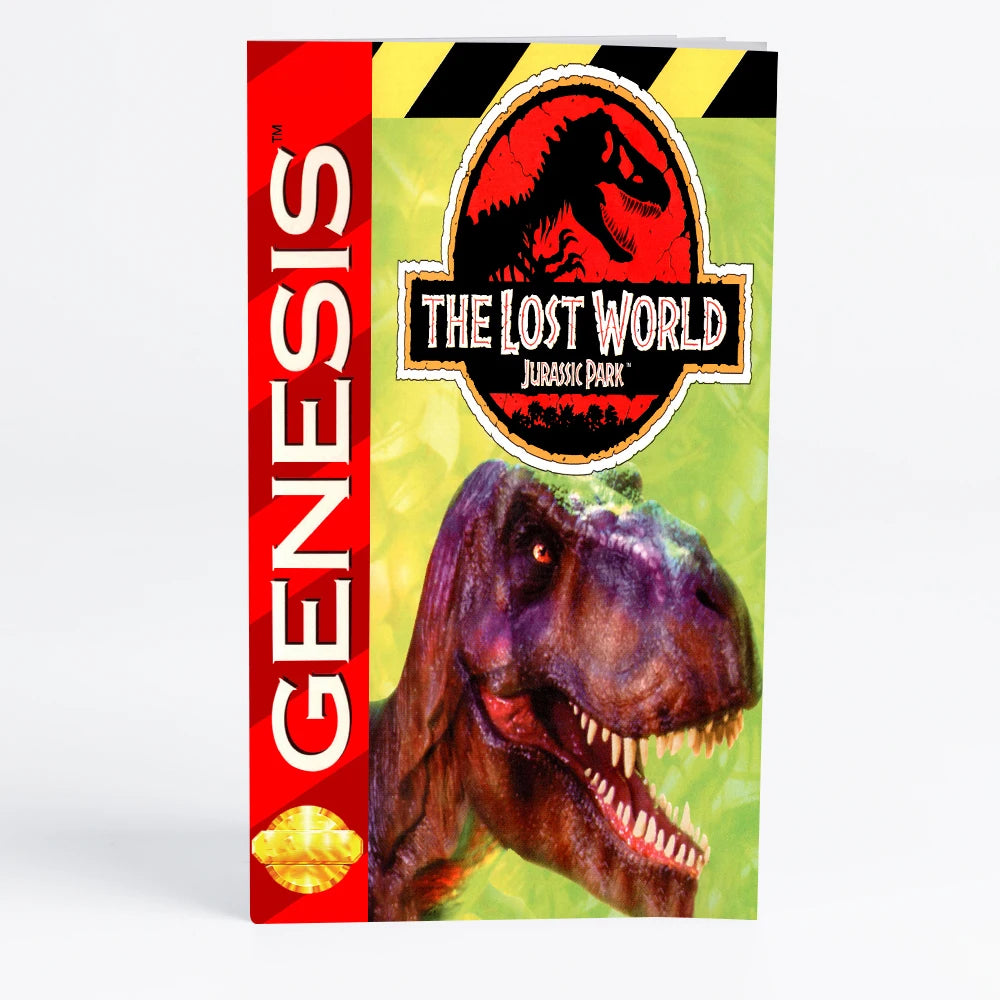 Retro Lost World, The - Jurassic Park 16bit game cartridge for Sega Genesis Megadrive video game consoles