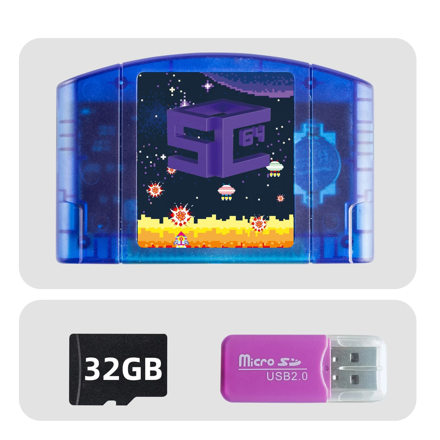 REMANK 5000-in1 SC64Summer N64 SC64 Open Source N64 SC64 Cart GBC Support SNES GBC N64DD Retro Video Game Console Accesories
