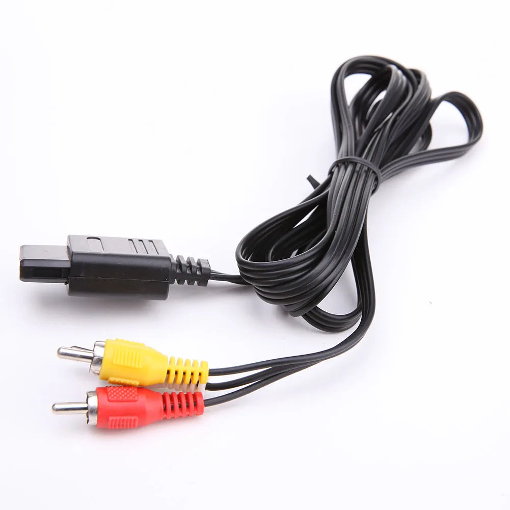 AV Audio Video A/V TV Cable Cord For Nintendo 64 N64 GameCube NGC SNES SFC Game Console Connecting line
