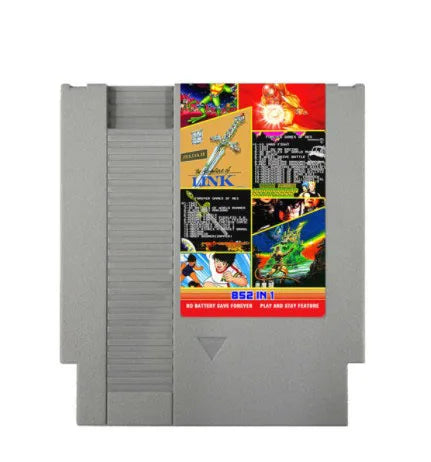 FOREVER DUO GAMES OF NES 852 in 1 (405+447) Game Cartridge for NES Console, total 852 games 1024MBit Flash Chip in use