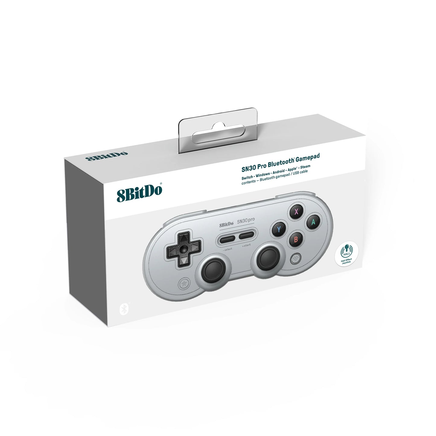 8Bitdo SN30 Pro Bluetooth Wireless Gaming Controller with Hall Effect for Switch 2 MacOS Android Raspberry Pi Windows Steam Deck