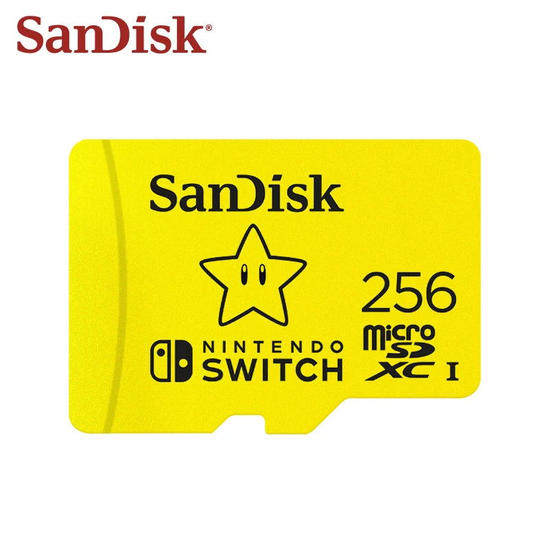 SanDisk Micro sd memory card 64GB microSDXC For Nintendo Switch game Storage128GB 256GB Up to100Mb/s 512GB Switch Memory Card