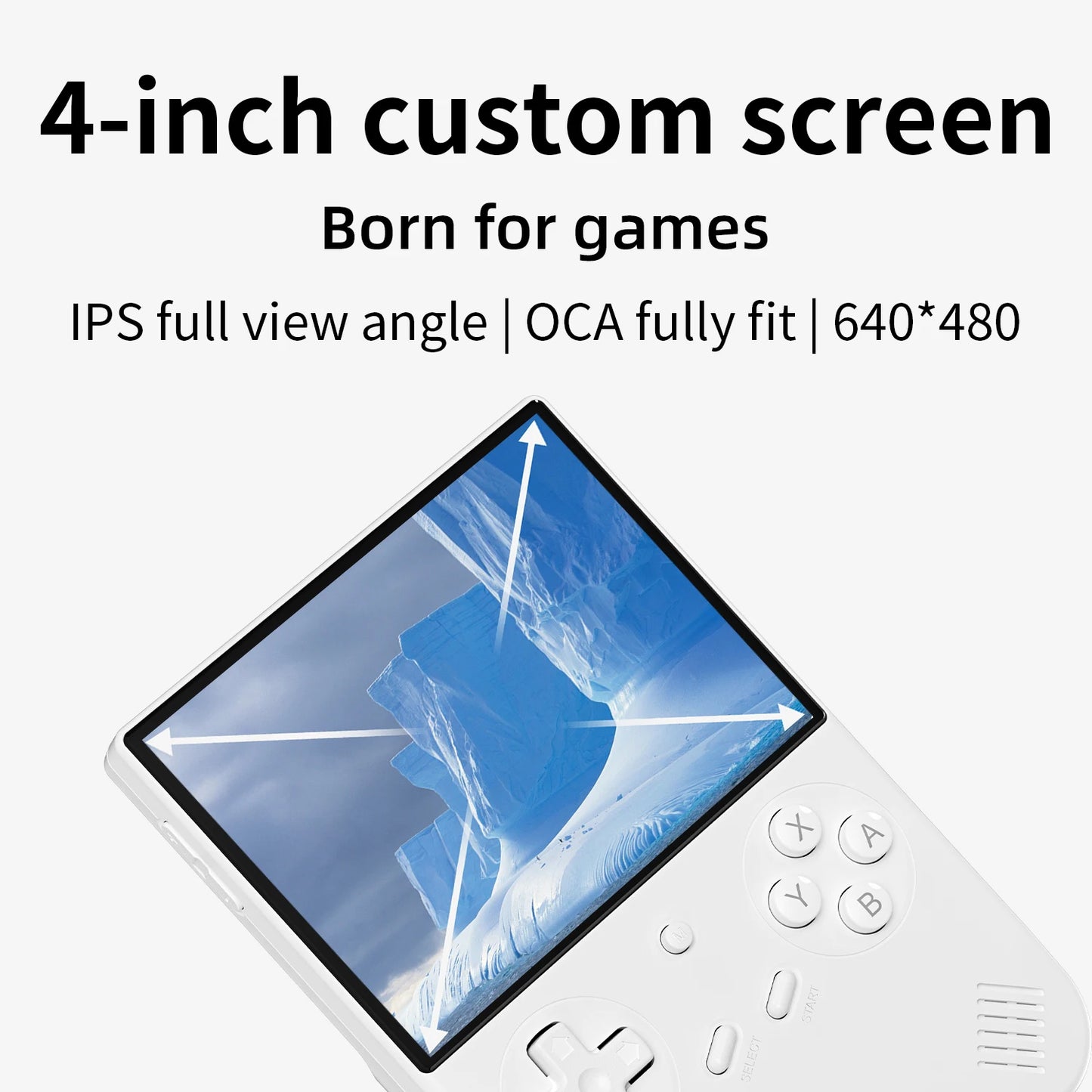ANBERNIC RG 40XXV 64 Bit Linux Retro Handheld Game Console 4.0'' IPS Screen Supports 5G WiFi Bluetooth HD-Out RG40XXV With APP