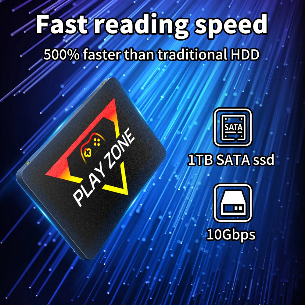 PlayZone 1TB Gaming SSD Game Console 80+Emulator for PS5/PS4/Switch/XBOX/PS3/PS2 with 16191 AAA&3D&Retro Game for Win PC/Laptop