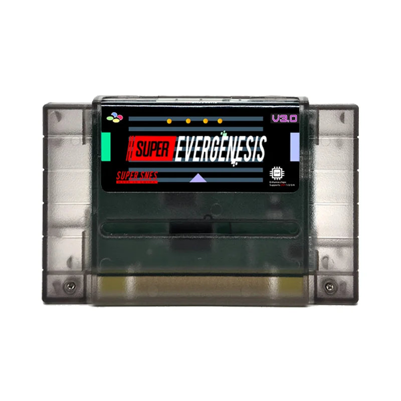 EVERGENESIS SNES SFC V3 Game Cartridge 3000 in 1 Game Cartridge Support DSP1/2/3/4 For SNES SFC Game Console With 8G TF Card