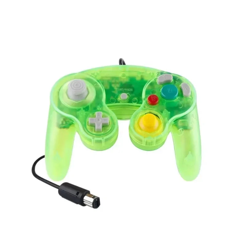 Wired Game Controller for GameCube NGC Single Button Wired Gamepad Joystick for NGC Game Console