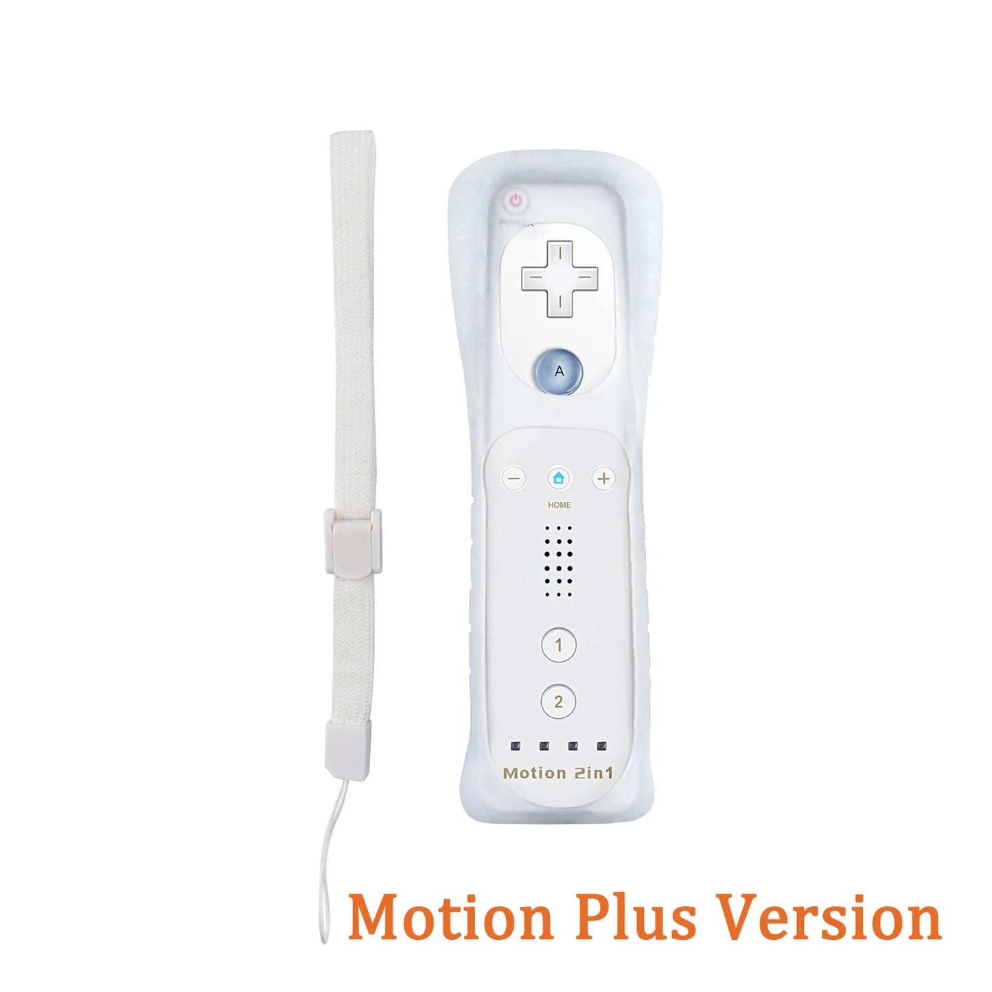 For Nintendo Wii/Wii U Joystick 2 in 1 Controller Set Wireless Remote Gamepad Motion Plus with Silicone Case Video Game