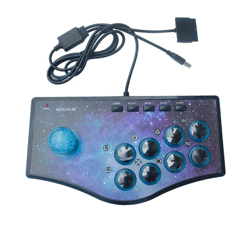 USB Arcade Fight Stick Street Fighting Joystick Gamepad controller for PS3 / PC / Android, USB PC Street Fighter Arcade Game