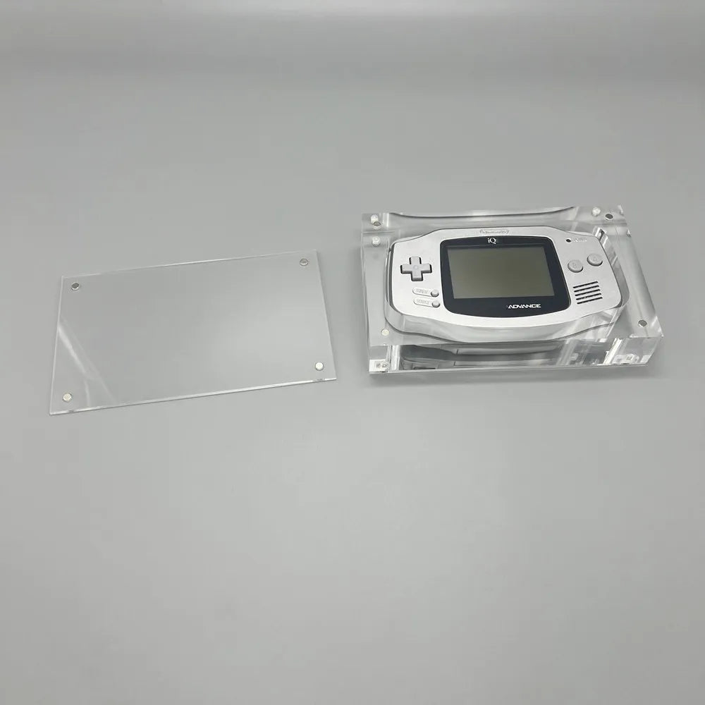 High transparency acrylic magnetic cover console storage box for Gameboy advanced GBA