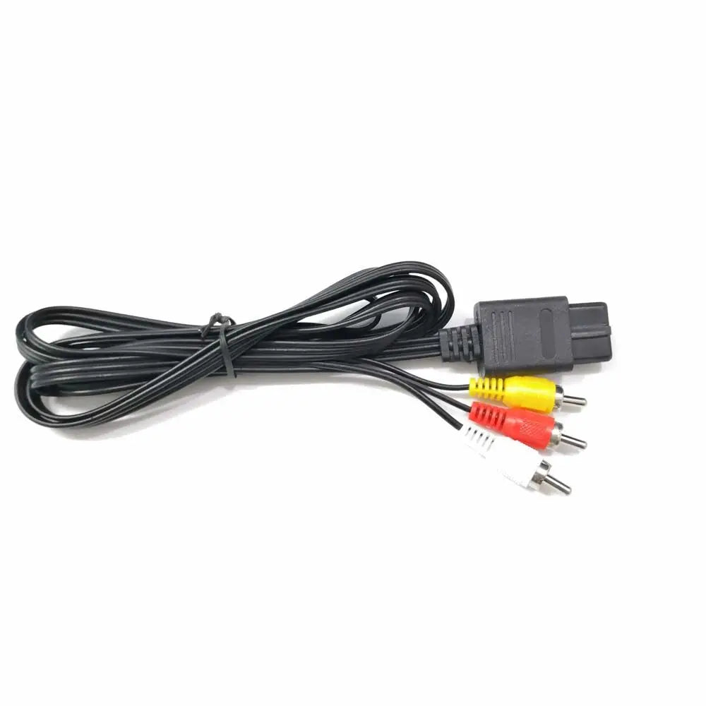 Audio Video Cable 1.8M For Nintendo 64 AV Cable to RCA Super Nintend GameCube N64 SNES Game Cube Accessory