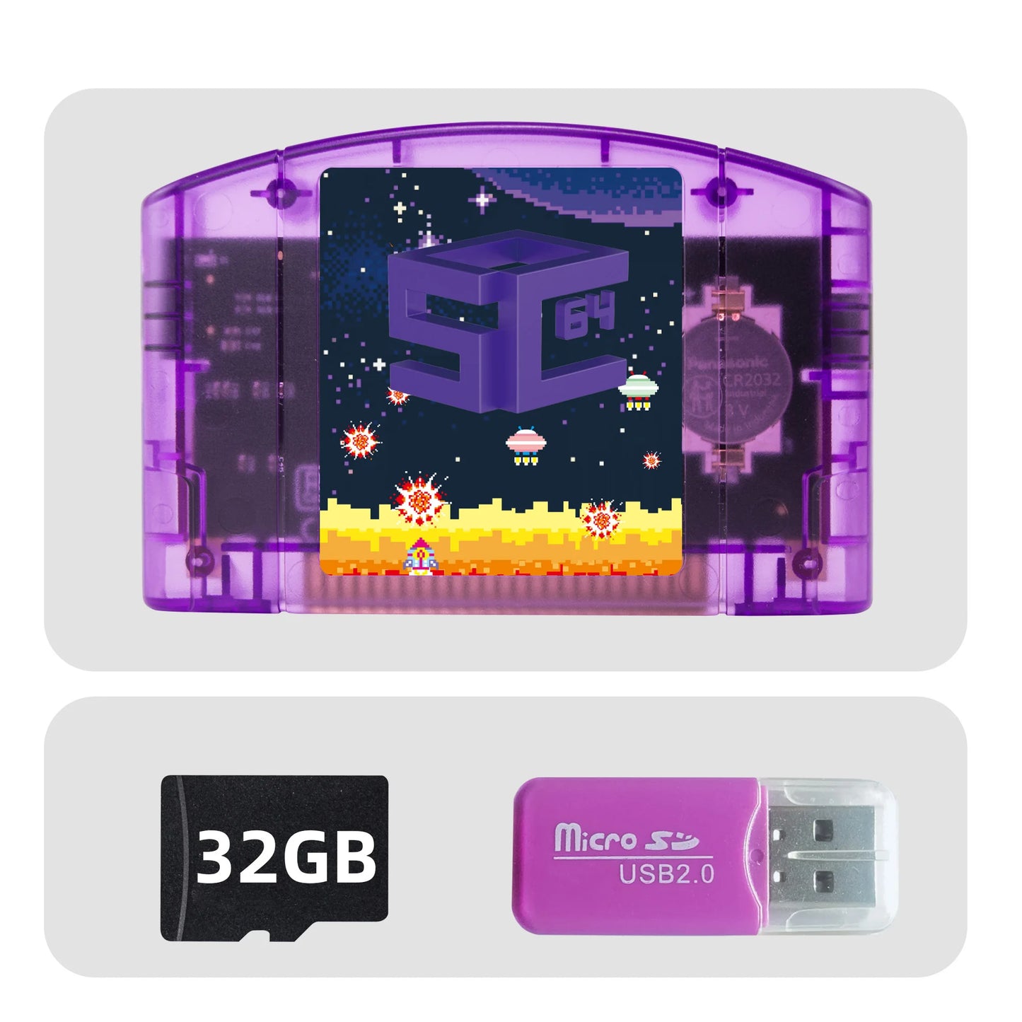 REMANK SC64Summer N64 SC64 Open Source N64DD Flash TF/SD Cart SC64 GBC SNES 64DD 5000-in1 Retro Video Game Console Accesories