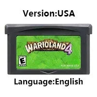 GBA 32 Bit Video Game Cartridge Console Card mMario dDonkey Kong wWario Series Golf Tennis Party for GBA