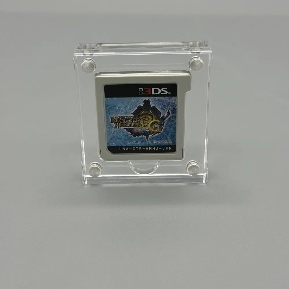 One slot High transparency Acrylic Magnetic suction cover Games Storage Box Hard Shell cartridge Case for Nintendo 3DS DS