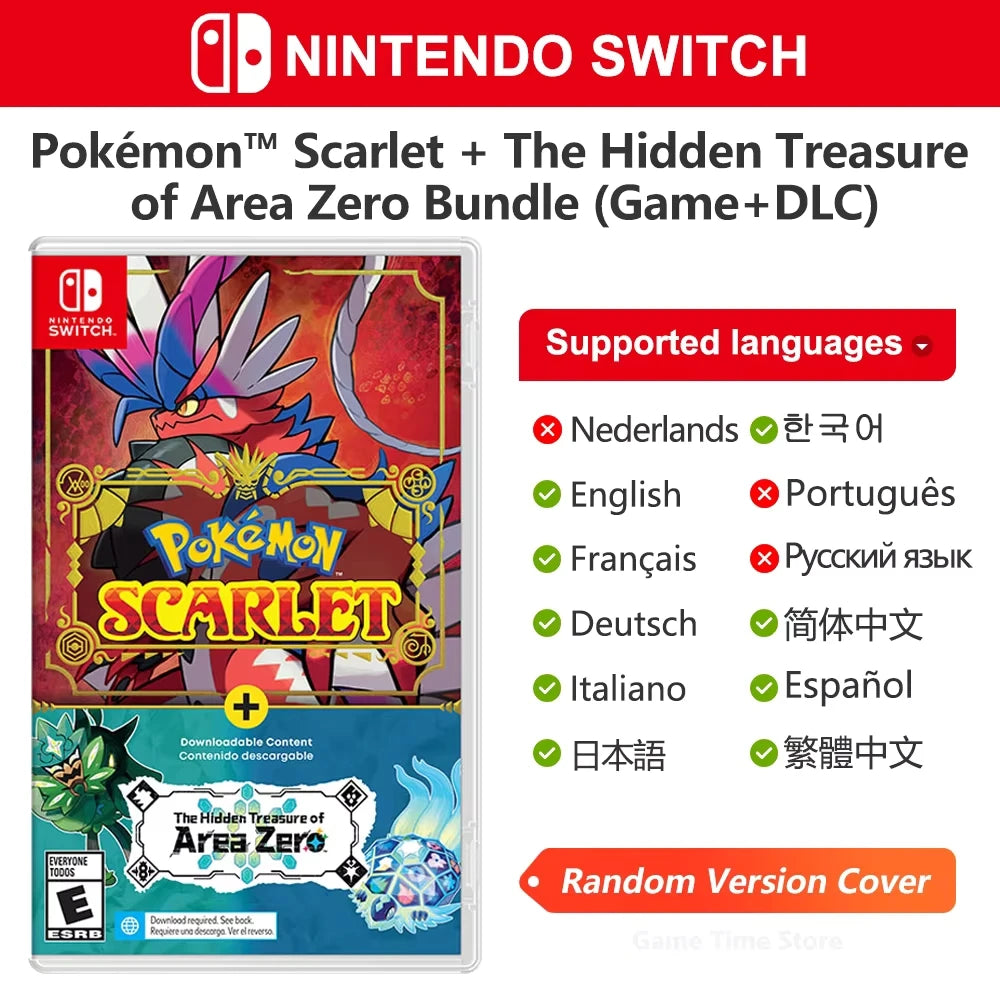 Pokémon Nintendo Switch Game Pokemon Pearl Diamond Sword Shield Pokémon Arceus Scarlet Violet Pikachu Lets Go Physical Game Card