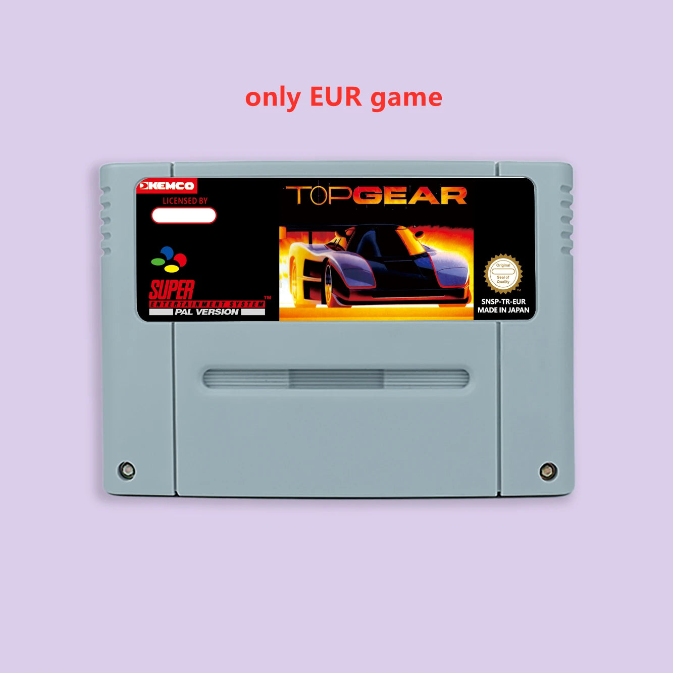 Top Gear Action game for SNES 16 bit Single Card USA NTSC EUR PAL Video Game Consoles Cartridge