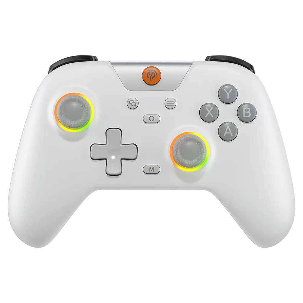 EasySMX X05 Wireless Gamepad Bluetooth Gaming Controller Compatible with PC/Phone/Switch/ Steam Gamer, RGB Light, Hall Effect